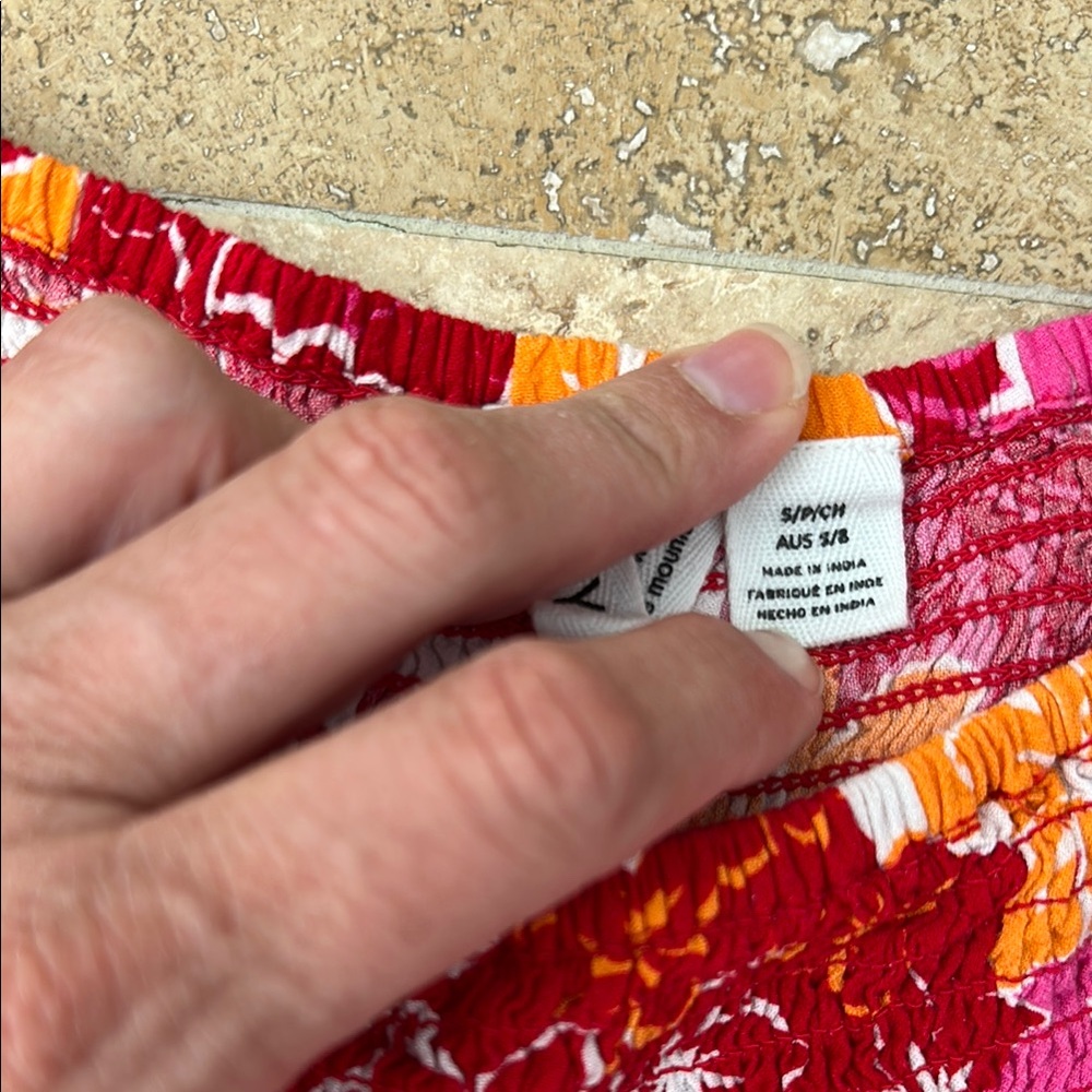 Roxy Red and Orange Mini Dress